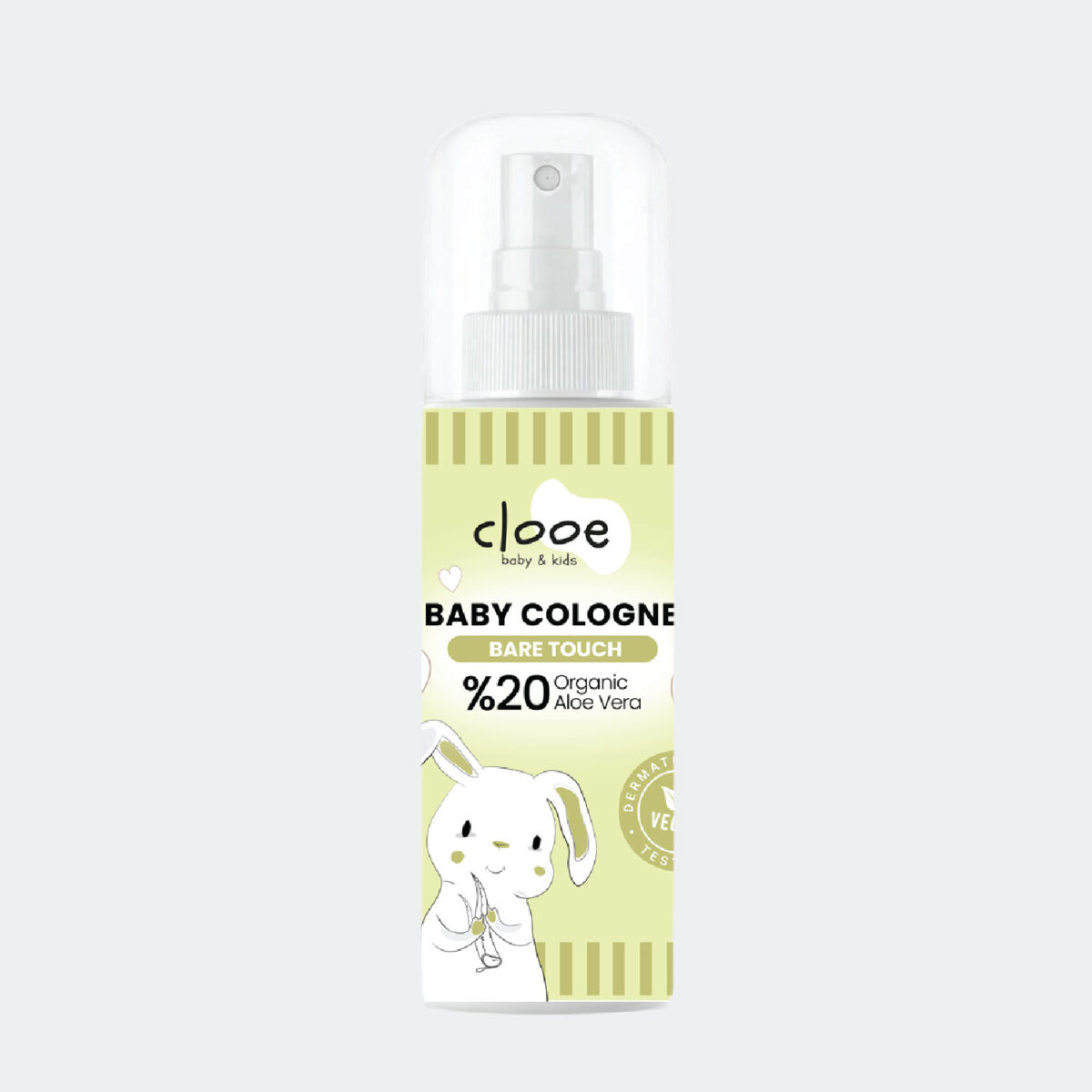 Bare Touch bebek kolonyası organik aloe vera içerikli